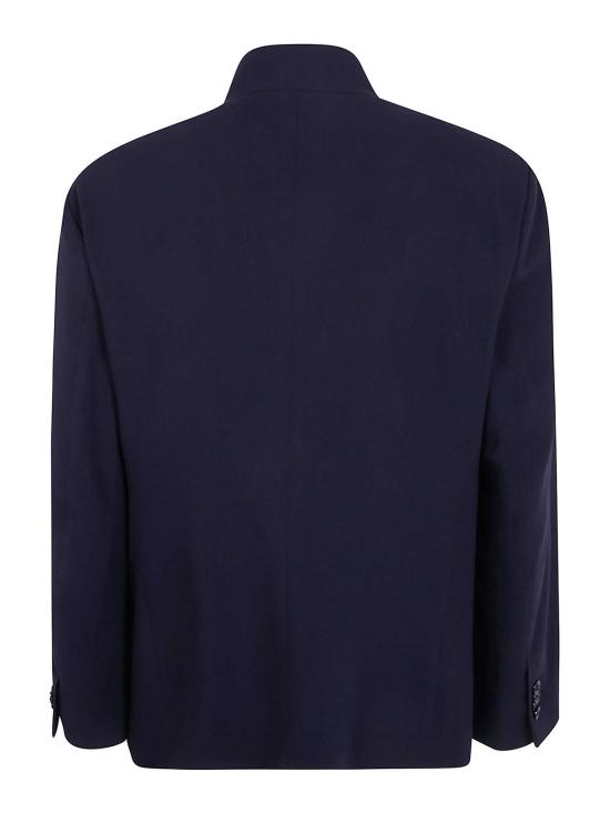 26FW 조르지오 아르마니 스웨터 GM004776TE10043UB109 BLUE - GIORGIO ARMANI