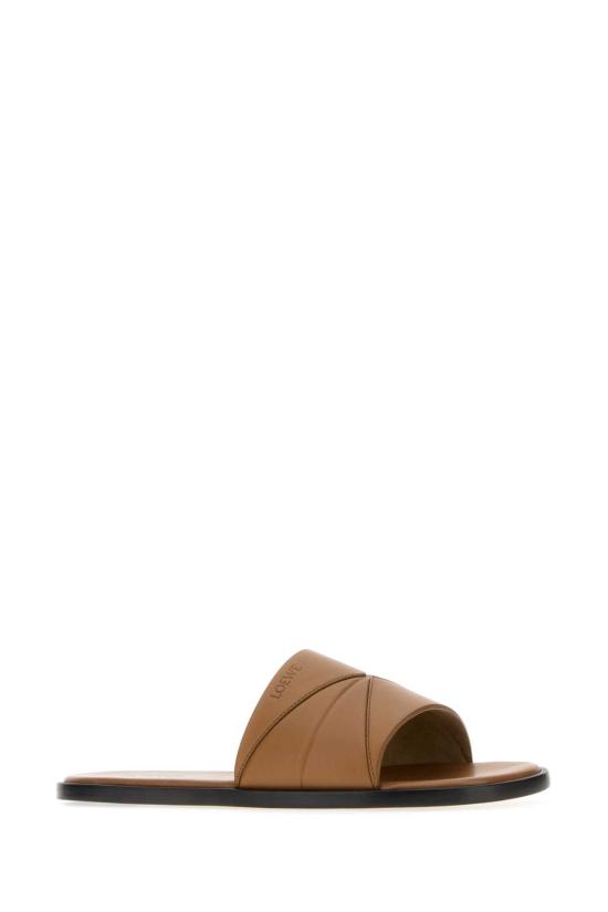 26FW 로에베 오리가미 슬라이드 뮬 오리가미 슬라이드 뮬 M816465X66 MOCHA CAMEL - LOEWE