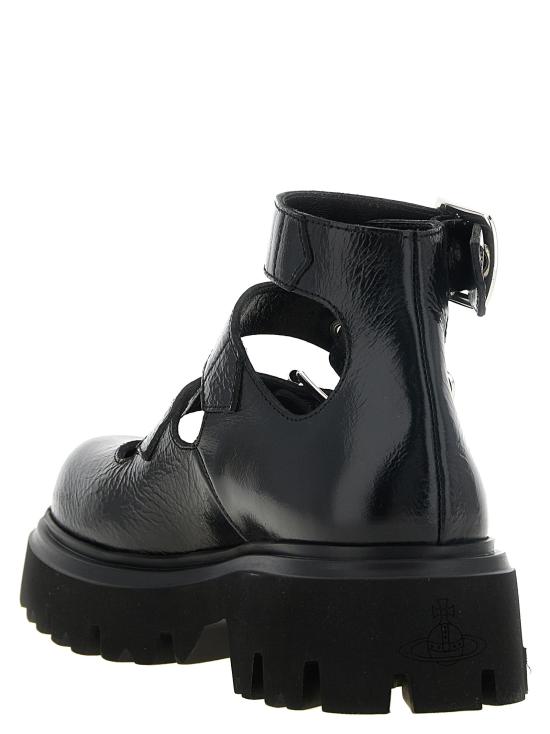26FW 비비안웨스트우드 플랫 슈즈 바커스  블랙 - VIVIENNE WESTWOOD