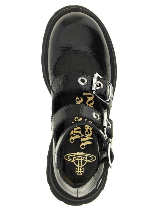 26FW 비비안웨스트우드 플랫 슈즈 바커스  블랙 - VIVIENNE WESTWOOD