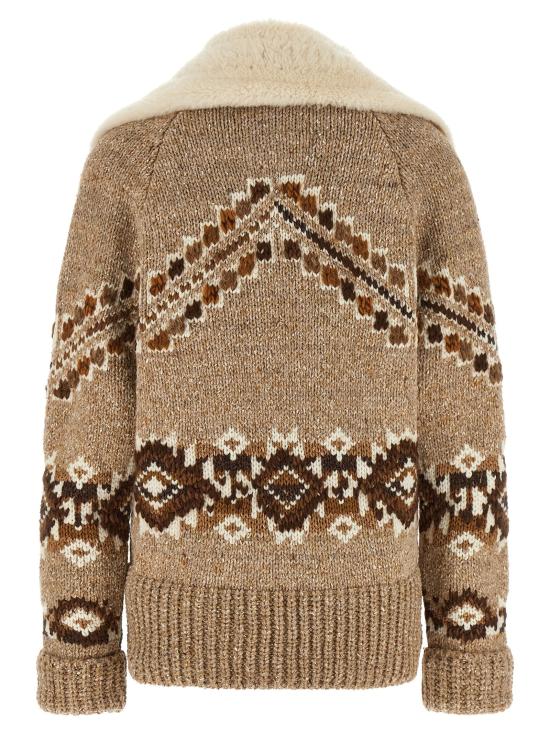 26FW 에르마노 설비노 패딩 브로그 디테일 재킷  재킷 베이지 - ERMANNO SCERVINO