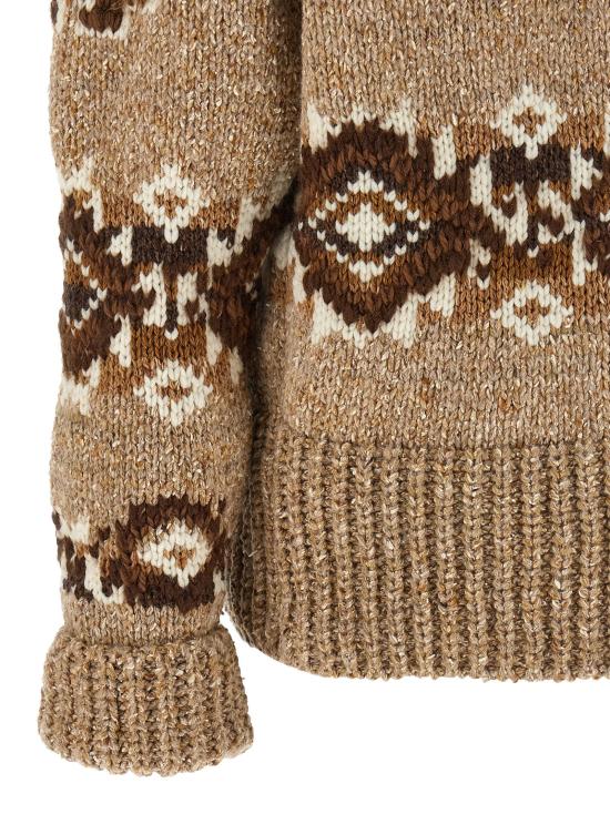 26FW 에르마노 설비노 패딩 브로그 디테일 재킷  재킷 베이지 - ERMANNO SCERVINO