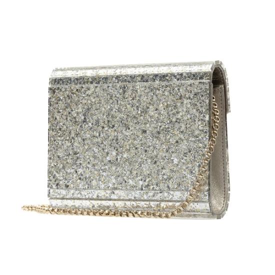 26FW 지미추 클러치/파우치 CANDYCOC Silver - JIMMY CHOO