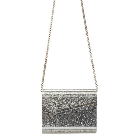 26FW 지미추 클러치/파우치 CANDYCOC Silver