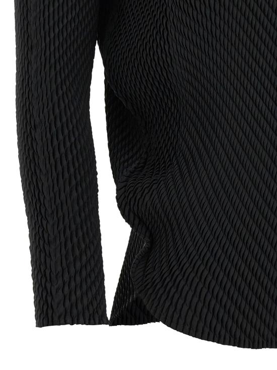 26FW 이세이 미야케 탑 미스티 플리츠 스 블랙 - ISSEY MIYAKE