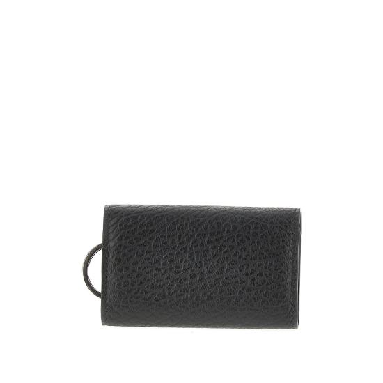26FW 마르지엘라 포 스티치 키 홀더 SA3UA0001P4455 Black - MAISON MARGIELA