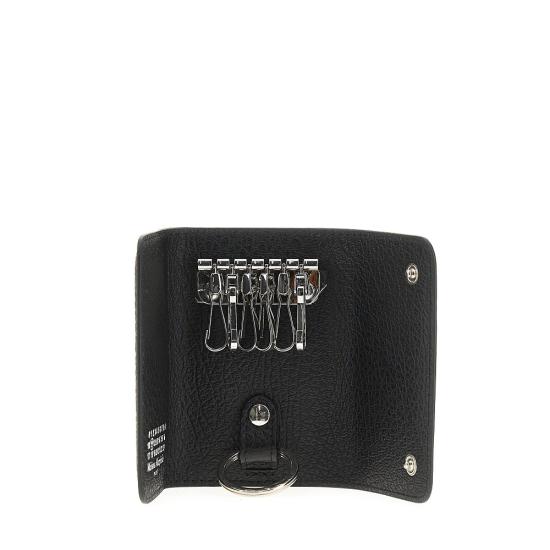 26FW 마르지엘라 포 스티치 키 홀더 SA3UA0001P4455 Black - MAISON MARGIELA