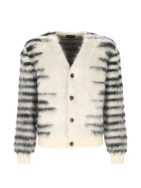 26FW 톰포드 스웨터 KNL020YMM023 WNA WHITE BLACK