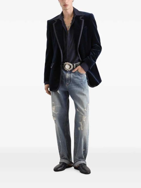 26FW 돌체앤가바나 자켓 G2VP0TGK446 B0387 BLU SCURISSIMO 3 - DOLCE & GABBANA