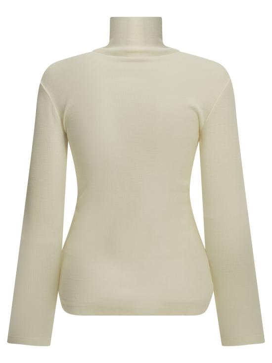 26FW 막스마라 니트웨어 울 저지 터틀넥 스웨터  화이트 - MAX MARA