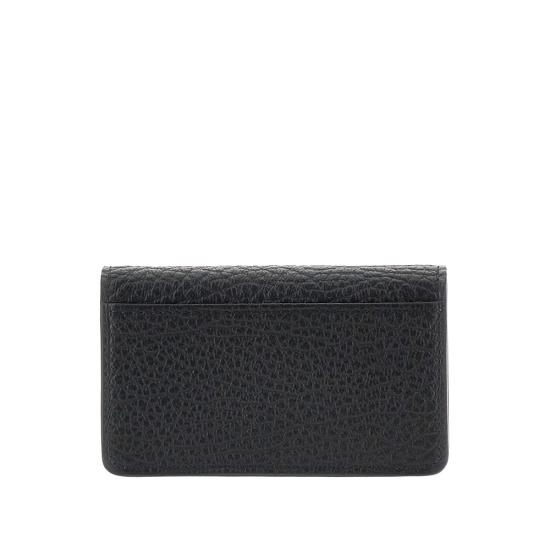 26FW 마르지엘라 스티치 레더 플랩 카드 홀더 SA3VX0008P4455 Black - MAISON MARGIELA