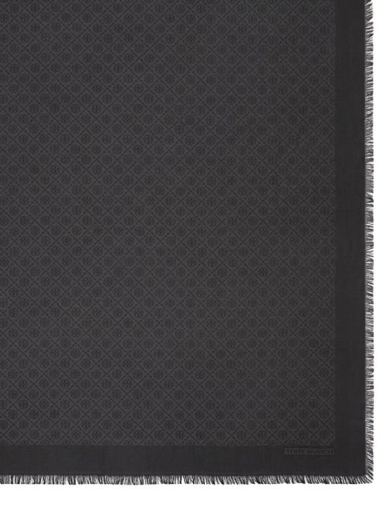 26FW 토리버치 T 모노그램 자카드 트래블러 160570 001 BLACK - TORY BURCH