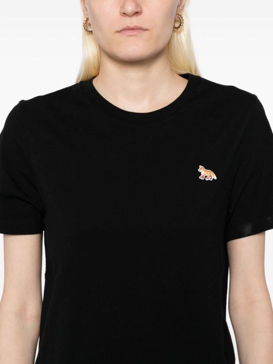 26FW 메종키츠네 베이비 폭스 레귤러 티셔츠 PW00115KJ7026 P199 BLACK - MAISON KITSUNE