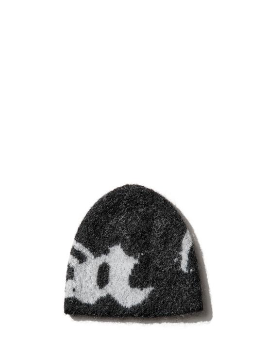 26FW 로아 비니 YBUW2101YA19 BLK0012 BLACK WHITE DOM - ROA