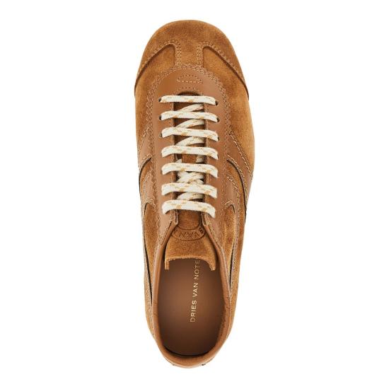 26FW 드리스 반 노튼 스니커즈 1317000126 Brown - DRIES VAN NOTEN
