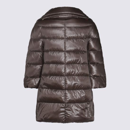 26FW 에르노 클레오페 A-쉐입 다운 코트 PI0001DIC 12017Z 9480 ANTHRACITE DOM - HERNO