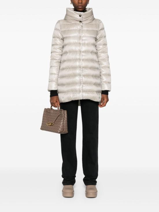 26FW 에르노 아멜리아 A 쉐입 패딩 PI0505DIC 12017Z 9402 GREY PEARL DOM - HERNO