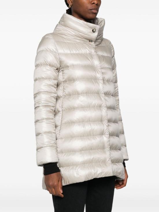 26FW 에르노 아멜리아 A 쉐입 패딩 PI0505DIC 12017Z 9402 GREY PEARL DOM - HERNO