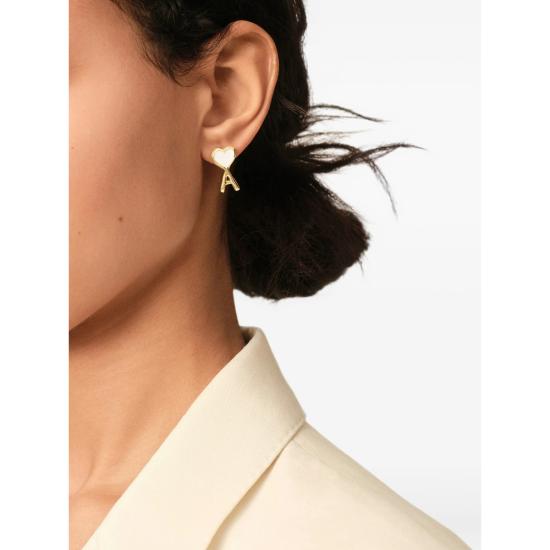 26FW 아미 주얼리 UJW465 HW0026 A293 GOLD WHITE DOM - AMI