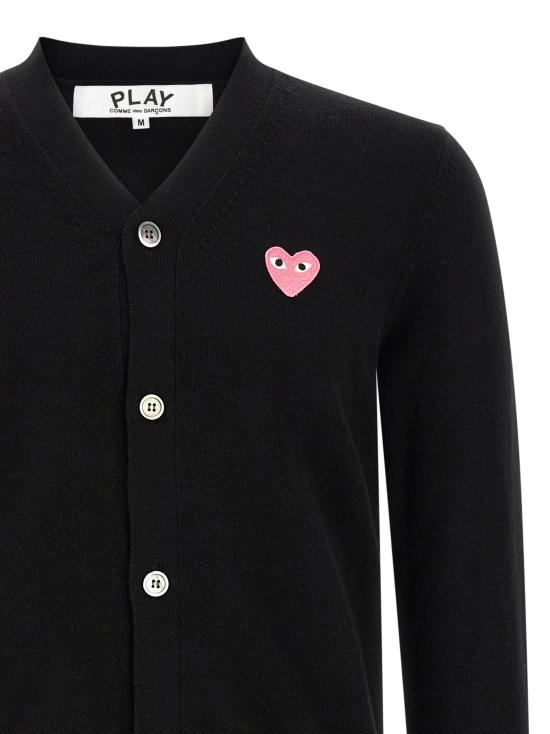 26FW 꼼데가르송 가디건 AX N099 051 1 BLACK DOM - COMME DES GARCONS