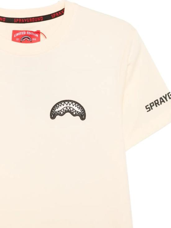 26FW 스프레이그라운드 반팔 티셔츠 SP962CREAM - SPRAYGROUND