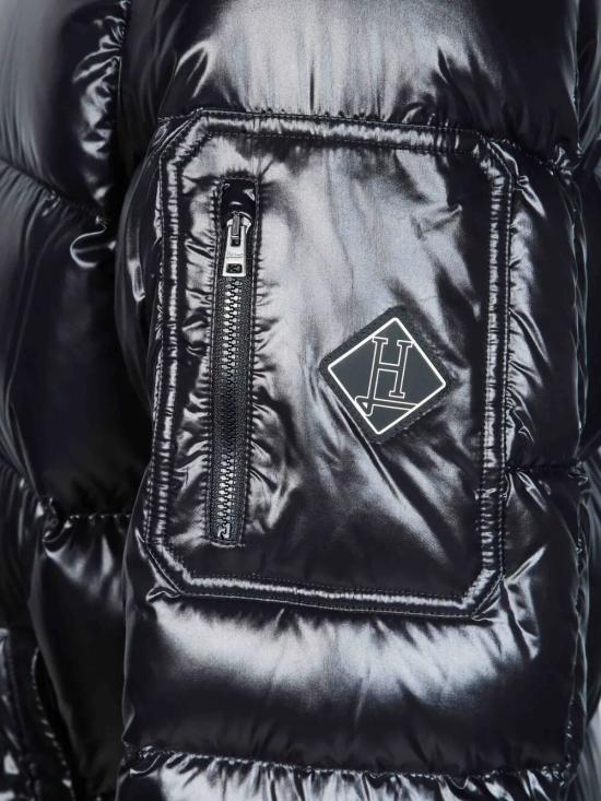 26FW 에르노 마야 후드 쇼트 다운 재킷 PI001416U 12973 9300 BLACK - HERNO