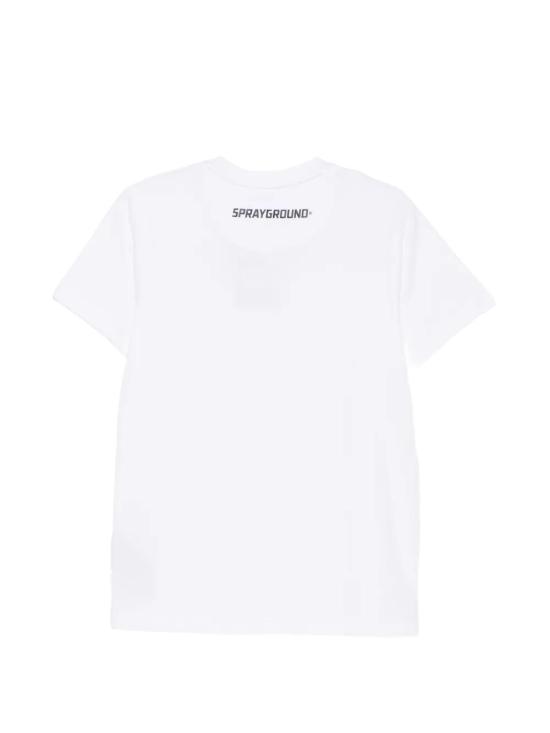 26FW 스프레이그라운드 반팔 티셔츠 SP945WHT WHITE - SPRAYGROUND