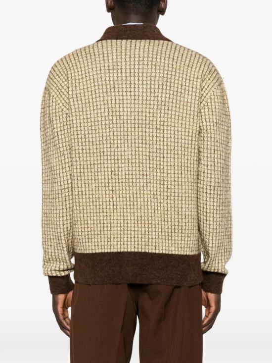 26FW 드롤드무슈 가디건 M CA191 WO018 YL YL YELLOW - DROLE DE MONSIEUR