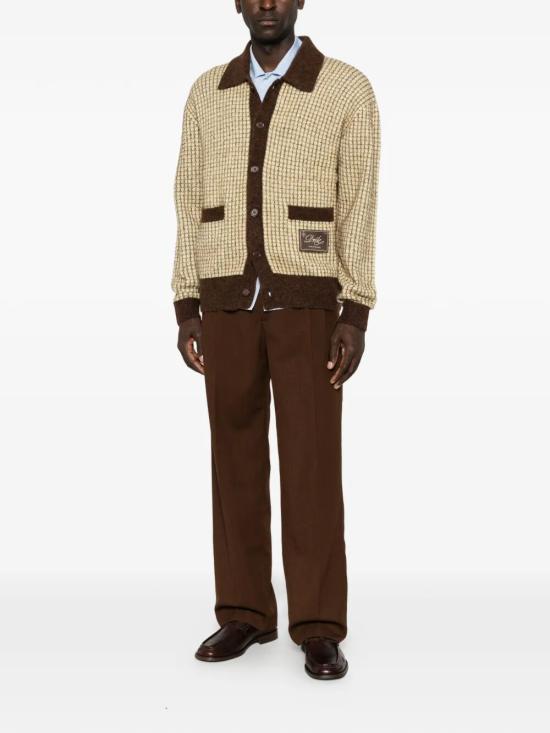 26FW 드롤드무슈 가디건 M CA191 WO018 YL YL YELLOW - DROLE DE MONSIEUR
