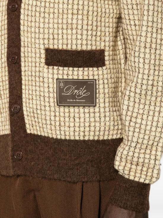 26FW 드롤드무슈 가디건 M CA191 WO018 YL YL YELLOW - DROLE DE MONSIEUR