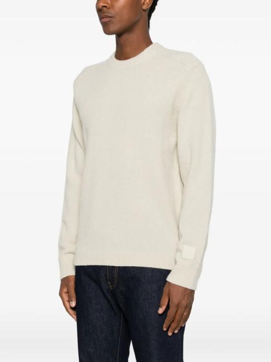 26FW 씨피 컴퍼니 스웨터 21CLKN010A110778A 120 SILVER BIRCH - C.P. COMPANY