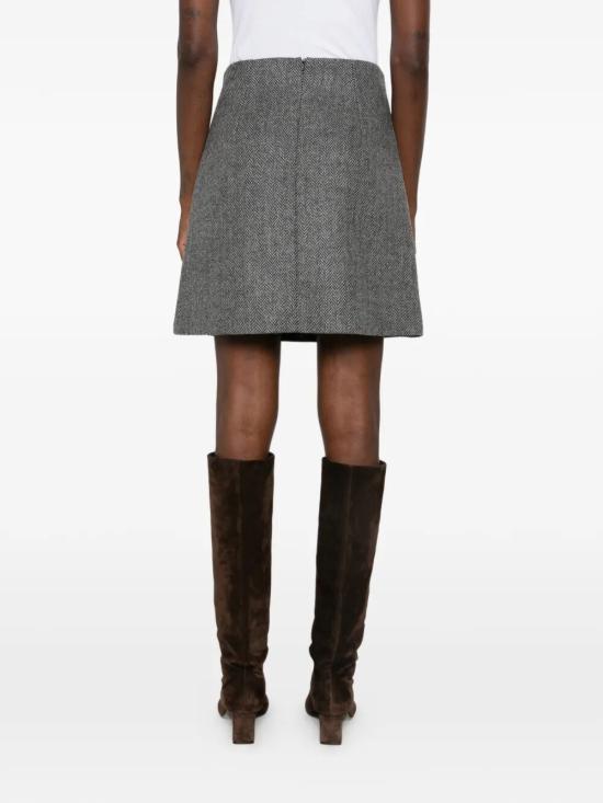 26FW 위켄드막스마라 숏 스커트 2625106072600 008 DARK GREY - WEEKEND MAX MARA