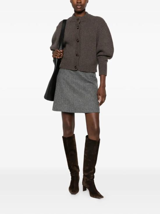 26FW 위켄드막스마라 숏 스커트 2625106072600 008 DARK GREY - WEEKEND MAX MARA