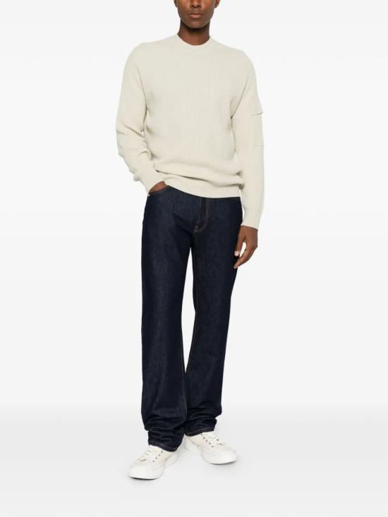 26FW 씨피 컴퍼니 스웨터 21CLKN040A005528A 120 SILVER BIRCH - C.P. COMPANY