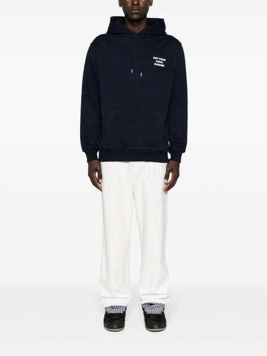 26FW 드롤드무슈 후드 티셔츠 M HO162 CO127 NY NY NAVY - DROLE DE MONSIEUR