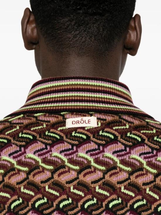 26FW 드롤드무슈 폴로 티셔츠 M PO244 WO007 MC MC MULTICOLOR - DROLE DE MONSIEUR