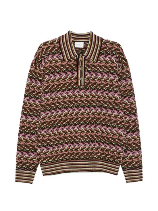 26FW 드롤드무슈 폴로 티셔츠 M PO244 WO007 MC MC MULTICOLOR