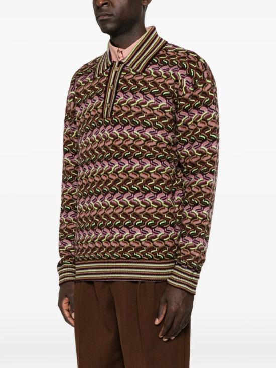 26FW 드롤드무슈 폴로 티셔츠 M PO244 WO007 MC MC MULTICOLOR - DROLE DE MONSIEUR