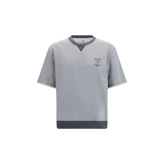 26FW 브루넬로 쿠치넬리 탑 BRMM8263391GCT924BB GRAY