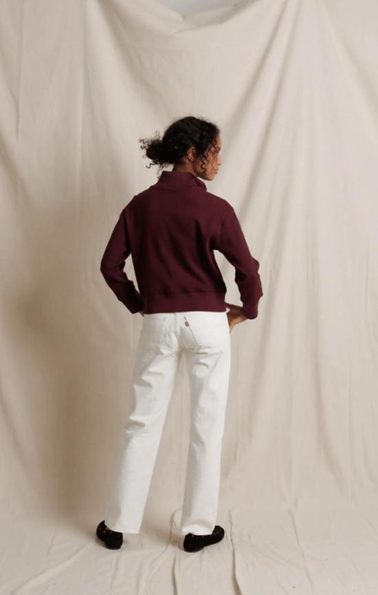  퍼펙트 화이트 티 스웨터 지아 팝오버 - PERFECT WHITE TEE