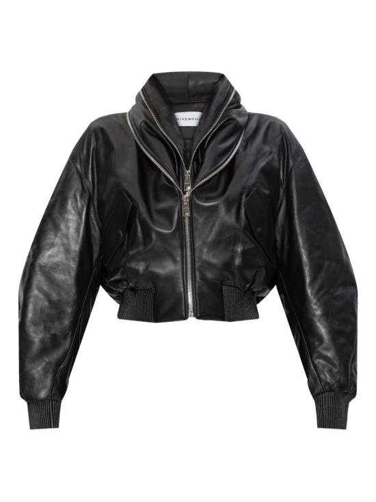 26FW 지방시 가죽 자켓 BW00SP61UJ 001 BLACK