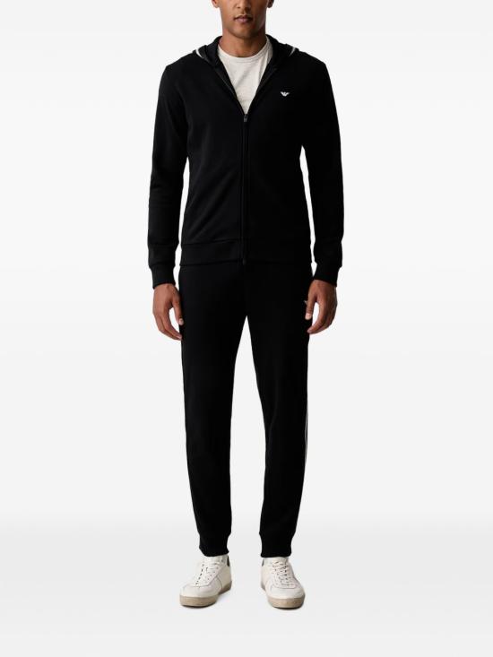 26FW 엠포리오 아르마니 후드 티셔츠 EM000653 AF25024UC001 BLACK - EMPORIO ARMANI