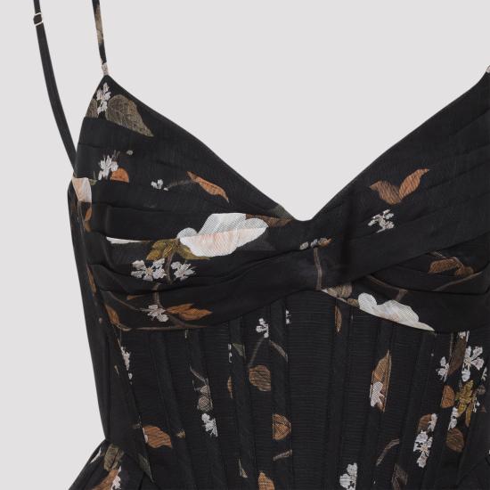 26FW 짐머만 미디 원피스 0189DF262 BLKRM BLACK - ZIMMERMANN
