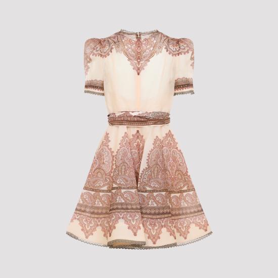 26FW 짐머만 미디 원피스 9767DF262 LAPA NUDE NEUTRALS - ZIMMERMANN