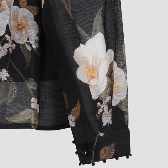 26FW 짐머만 셔츠 5158TF262 BLKRM BLACK - ZIMMERMANN