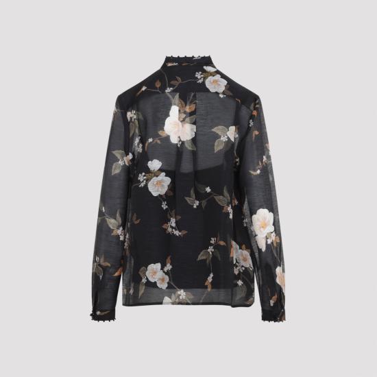 26FW 짐머만 셔츠 5158TF262 BLKRM BLACK - ZIMMERMANN