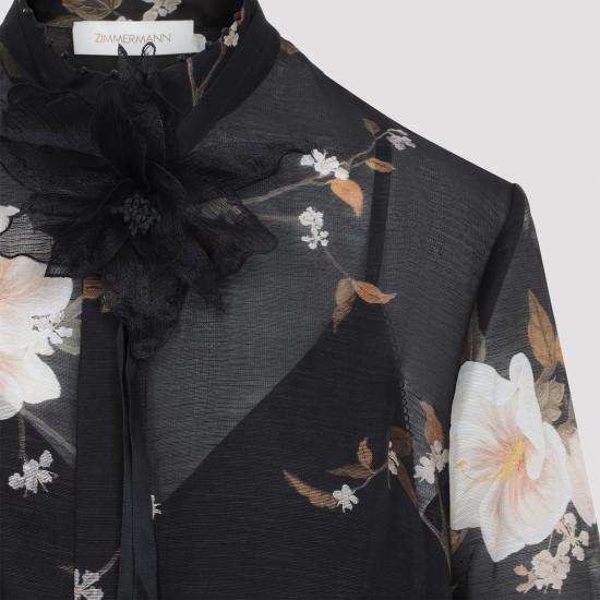 26FW 짐머만 셔츠 5158TF262 BLKRM BLACK - ZIMMERMANN