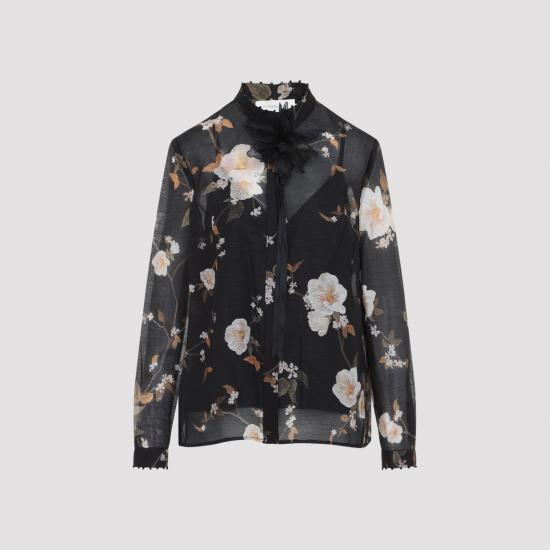26FW 짐머만 셔츠 5158TF262 BLKRM BLACK - ZIMMERMANN