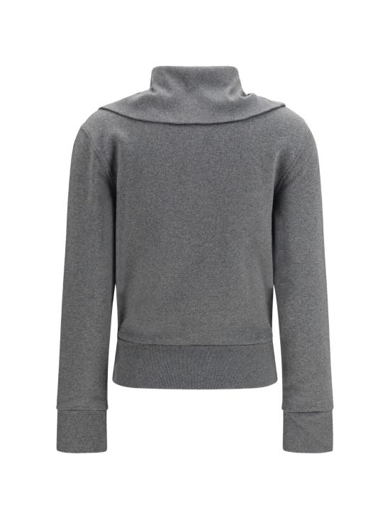 26FW 발렌시아가 피티드 집업 스웨트셔츠 자켓 A009S3TUVA4 8519 GREY - BALENCIAGA