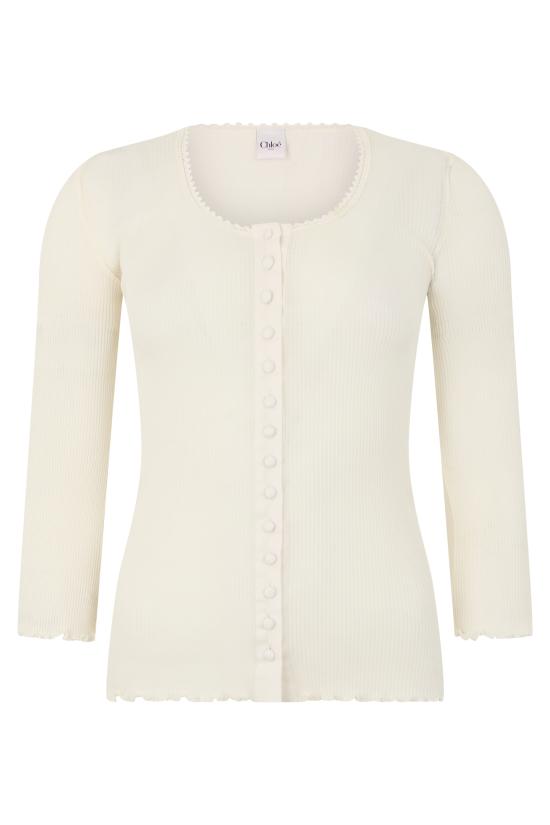 26FW 끌로에 반팔 티셔츠 CH26AJH43088 107 WHITE